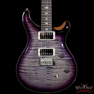 PRS Wild West Guitars Special Run CE 24 Flame Top 57/08 Pickups Faded Grey Black Purple Burst 251442 - Image 3