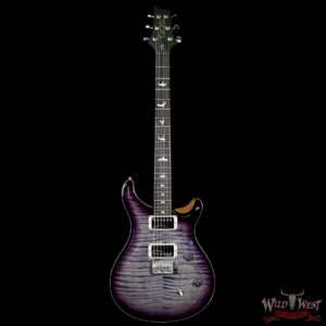 PRS Wild West Guitars Special Run CE 24 Flame Top 57/08 Pickups Faded Grey Black Purple Burst 251442 - Image 4