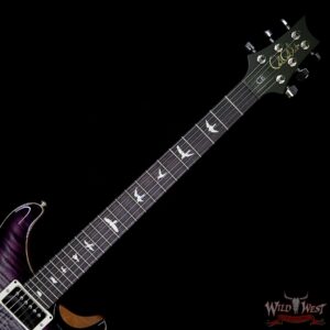PRS Wild West Guitars Special Run CE 24 Flame Top 57/08 Pickups Faded Grey Black Purple Burst 251442 - Image 7