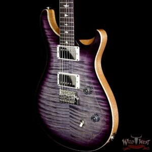 PRS Wild West Guitars Special Run CE 24 Flame Top 57/08 Pickups Faded Grey Black Purple Burst 251442 - Image 2
