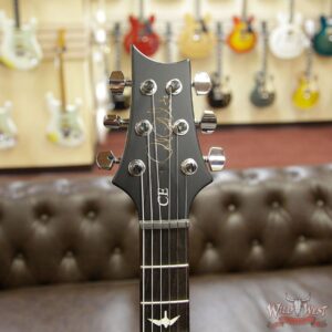 PRS Wild West Guitars Special Run CE 24 Flame Top 57/08 Pickups Faded Grey Black Purple Burst 251442 - Image 8