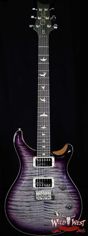 PRS Wild West Guitars Special Run CE 24 Flame Top 57/08 Pickups Faded Grey Black Purple Burst 251442