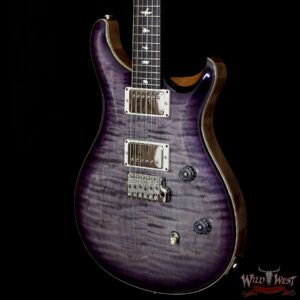 Paul Reed Smith PRS Wild West Guitars Special Run CE 24 Flame Top 57/08 Pickups Charcoal Purple Burst 252383 - Image 2