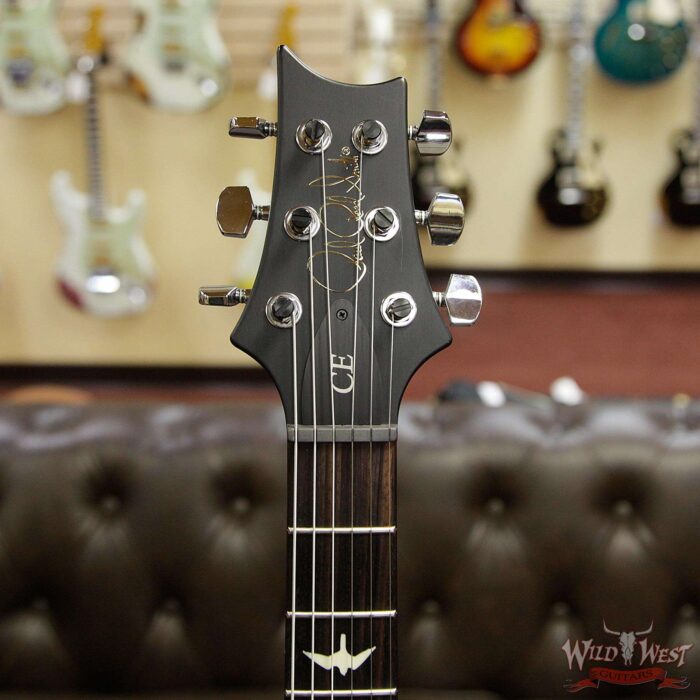 Paul Reed Smith PRS Wild West Guitars Special Run CE 24 Flame Top 57/08 Pickups Charcoal Purple Burst 252383 - Image 9