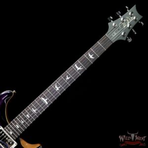 Paul Reed Smith PRS Wild West Guitars Special Run CE 24 Flame Top 57/08 Pickups Charcoal Purple Burst 252892 - Image 7