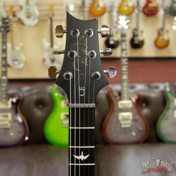 Paul Reed Smith PRS WWG Special Run CE 24 Flame Maple Top 57/08 Pickups Faded Gray Black Black Burst 251471 - Image 9