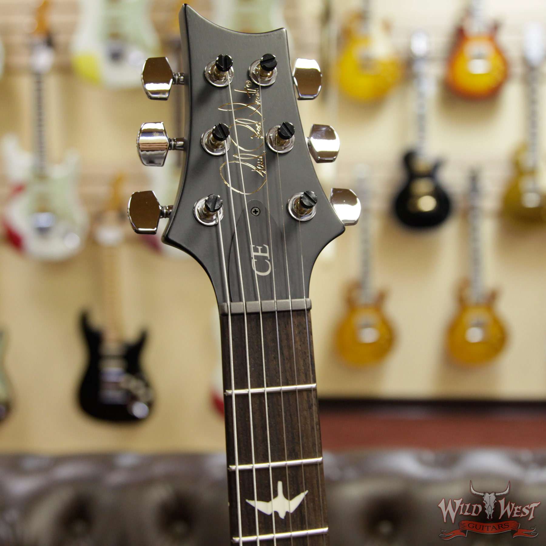 prs-ce24-makenablue-290165-hf__wwg.jpg PRS Wild West Guitars Special Run CE 24 Flame Top Painted Neck 57/08 Pickups Makena Blue 290165 - Image 7