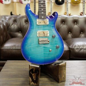 PRS Wild West Guitars Special Run CE 24 Flame Top Painted Neck 57/08 Pickups Makena Blue 286740 - Image 8