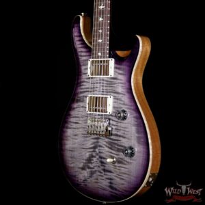 PRS Wild West Guitars Special Run CE 24 Flame Top 57/08 Pickups Faded Grey Black Purple Burst 244030 - Image 2