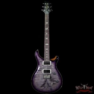 PRS Wild West Guitars Special Run CE 24 Flame Top 57/08 Pickups Faded Grey Black Purple Burst 244030 - Image 4