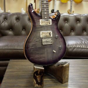 Paul Reed Smith PRS Wild West Guitars Special Run CE 24 Flame Top 57/08 Pickups Charcoal Purple Burst 255247 - Image 7