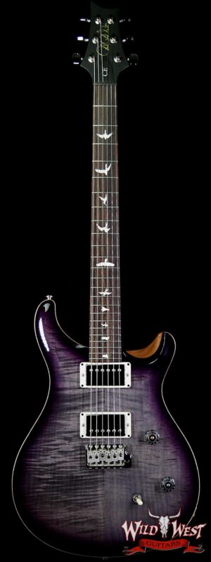 Paul Reed Smith PRS Wild West Guitars Special Run CE 24 Flame Top 57/08 Pickups Charcoal Purple Burst 255247