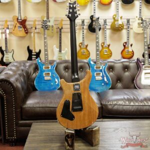 PRS Wild West Guitars Special Run CE 24 Flame Top Painted Neck 57/08 Pickups Faded Gray Black Purple Burst 292564 - Image 9