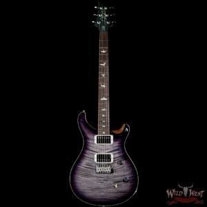 PRS Wild West Guitars Special Run CE 24 Flame Top Painted Neck 57/08 Pickups Faded Gray Black Purple Burst 292564 - Image 4