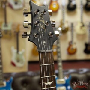 PRS Wild West Guitars Special Run CE 24 Flame Top Painted Neck 57/08 Pickups Faded Gray Black Purple Burst 292564 - Image 7