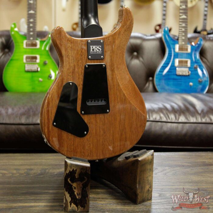 PRS Wild West Guitars Special Run CE 24 Flame Top Painted Neck 57/08 Pickups Faded Gray Black Purple Burst 292575 - Image 10