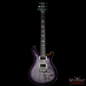 PRS Wild West Guitars Special Run CE 24 Flame Top Painted Neck 57/08 Pickups Faded Gray Black Purple Burst 292575 - Image 3