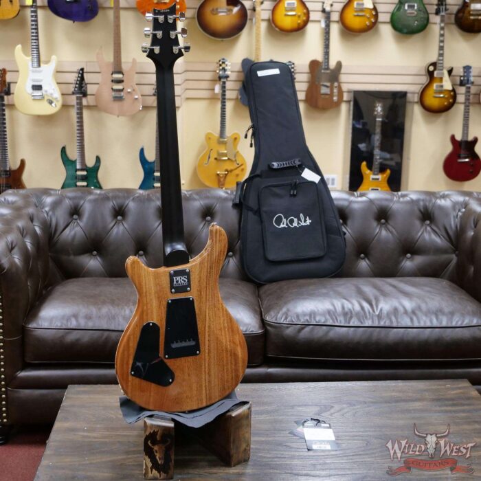 PRS Wild West Guitars Special Run Flame Top Black Neck CE 24 Faded Gray Black Purple Burst 318524 - Image 7