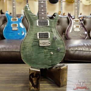 Paul Reed Smith PRS CE 24 Flame Top Painted Neck Trampas Green - Image 7