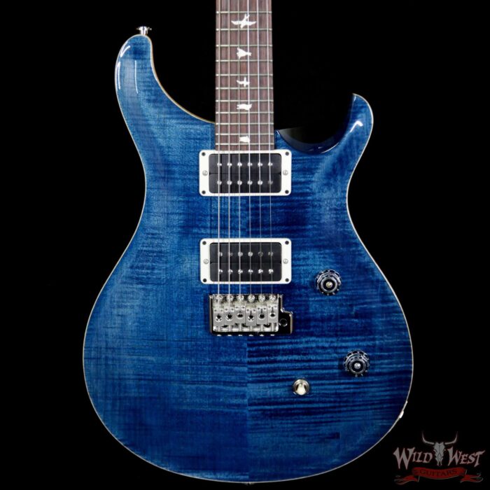 PRS Wild West Guitars Special Run CE 24 Flame Maple Top and 85/15 Pickups Whale Blue 243895 - Image 3