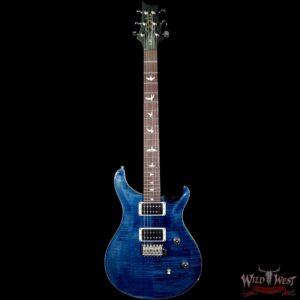PRS Wild West Guitars Special Run CE 24 Flame Maple Top and 85/15 Pickups Whale Blue 243895 - Image 4