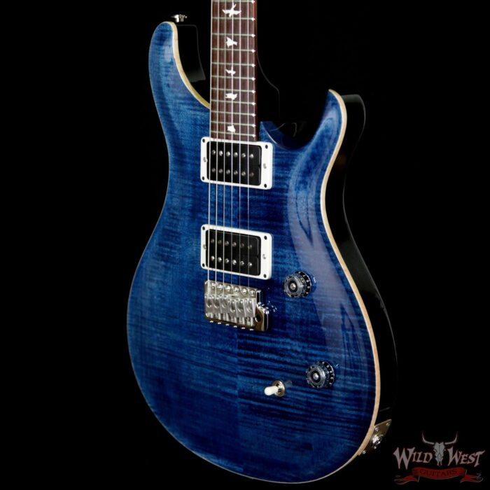 PRS Wild West Guitars Special Run CE 24 Flame Maple Top and 85/15 Pickups Whale Blue 243895 - Image 2