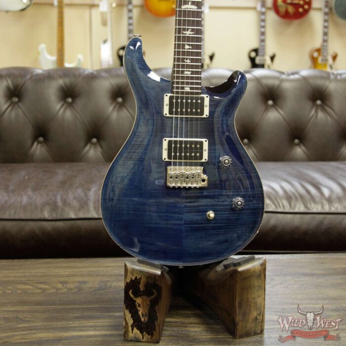 PRS Wild West Guitars Special Run CE 24 Flame Maple Top and 85/15 Pickups Whale Blue 243895 - Image 9