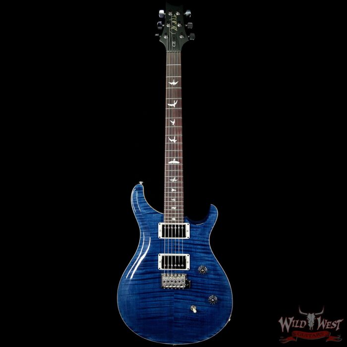 PRS Wild West Guitars Special Run CE 24 Flame Maple Top and 57/08 Pickups Whale Blue 243897 - Image 3