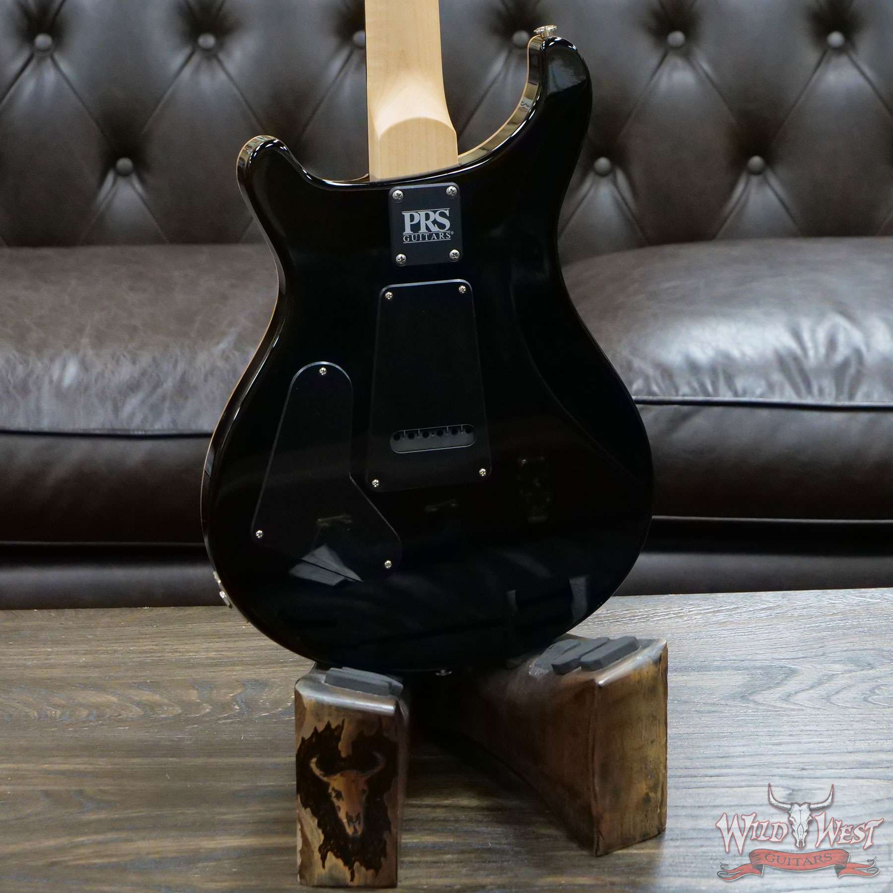 prs-ce24sh-302957-d4__wwg.jpg Paul Reed Smith PRS CE 24 Semi-Hollow Rosewood Fingerboard Solid Black - Image 10