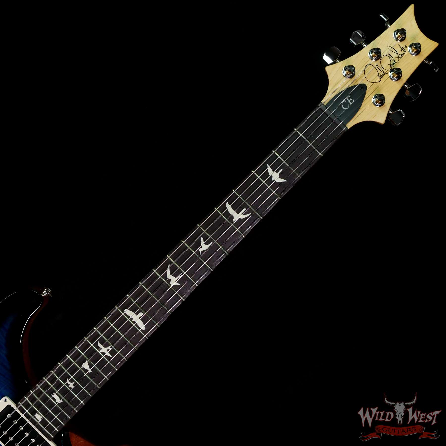 prs-ce24sh-330174-c2__wwg.jpg Paul Reed Smith PRS Bolt-On CE 24 Semi-Hollow Sapphire Smokeburst - Image 4