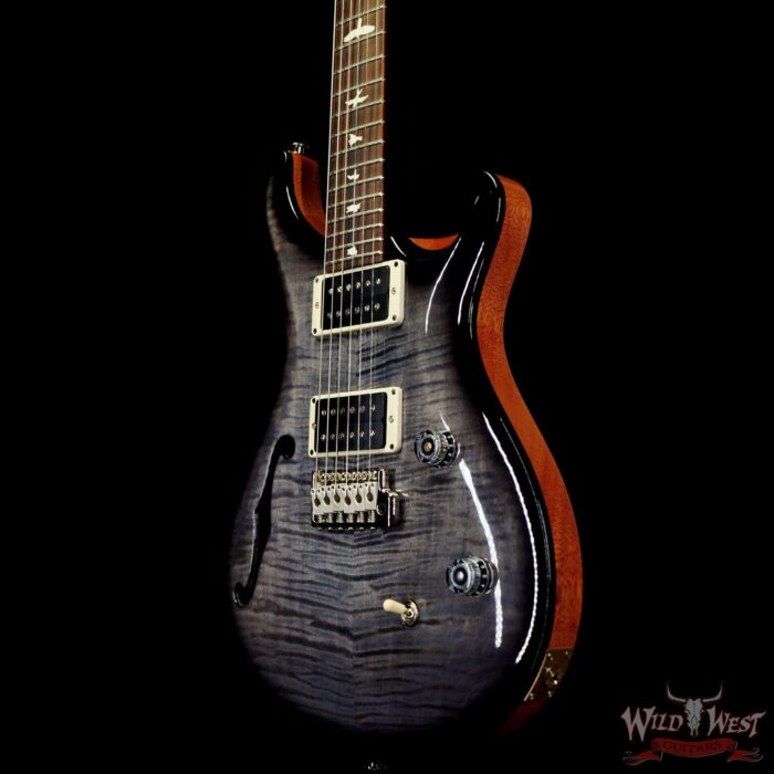 Paul Reed Smith PRS CE 24 Semi-Hollow Rosewood Fingerboard Charcoal Smokewrap Burst - Image 2