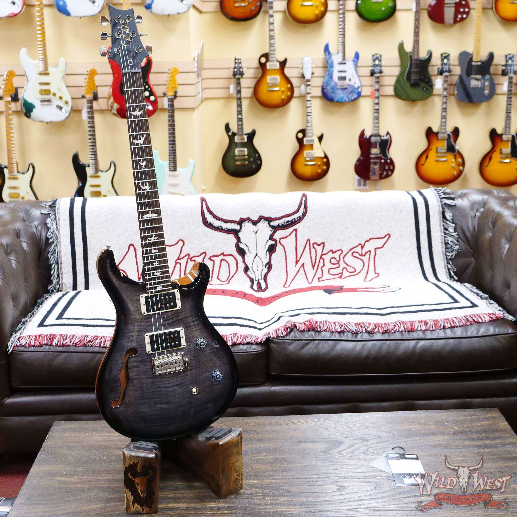 prs-ce24sh-340054-d1__wwg.jpg Paul Reed Smith PRS CE 24 Semi-Hollow Rosewood Fingerboard Charcoal Smokewrap Burst - Image 4