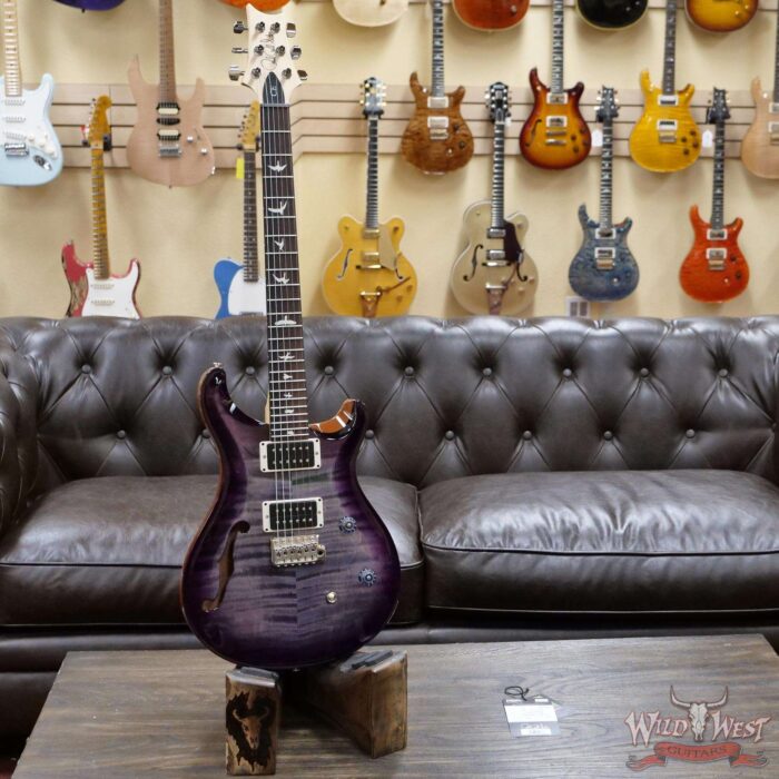 Paul Reed Smith PRS CE 24 Semi-Hollow Rosewood Fingerboard Charcoal Violet Burst - Image 5
