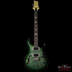 Paul Reed Smith PRS Bolt-On Eletrics CE 24 Semi-Hollow Trampas Green Smokeburst - Image 3