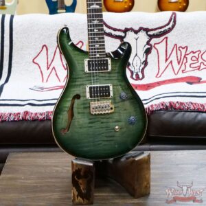 Paul Reed Smith PRS Bolt-On Eletrics CE 24 Semi-Hollow Trampas Green Smokeburst - Image 7