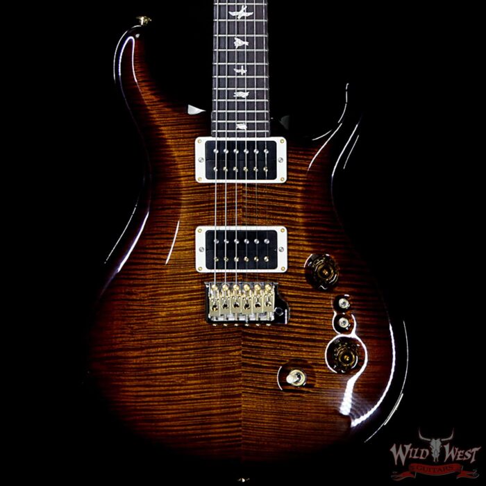 PRS Core 10 Top 35th Anniversary Custom 24 Cu 24-08 Black Gold Burst Flame Maple Top Rosewood Fingerboard - Image 2