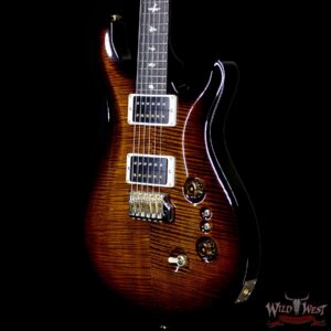 PRS Core 10 Top 35th Anniversary Custom 24 Cu 24-08 Black Gold Burst Flame Maple Top Rosewood Fingerboard - Image 3
