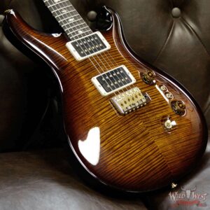 PRS Core 10 Top 35th Anniversary Custom 24 Cu 24-08 Black Gold Burst Flame Maple Top Rosewood Fingerboard - Image 9