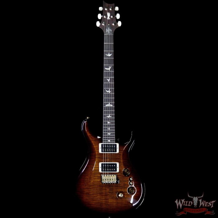 PRS Core 10 Top 35th Anniversary Custom 24 Cu 24-08 Black Gold Burst Flame Maple Top Rosewood Fingerboard - Image 4