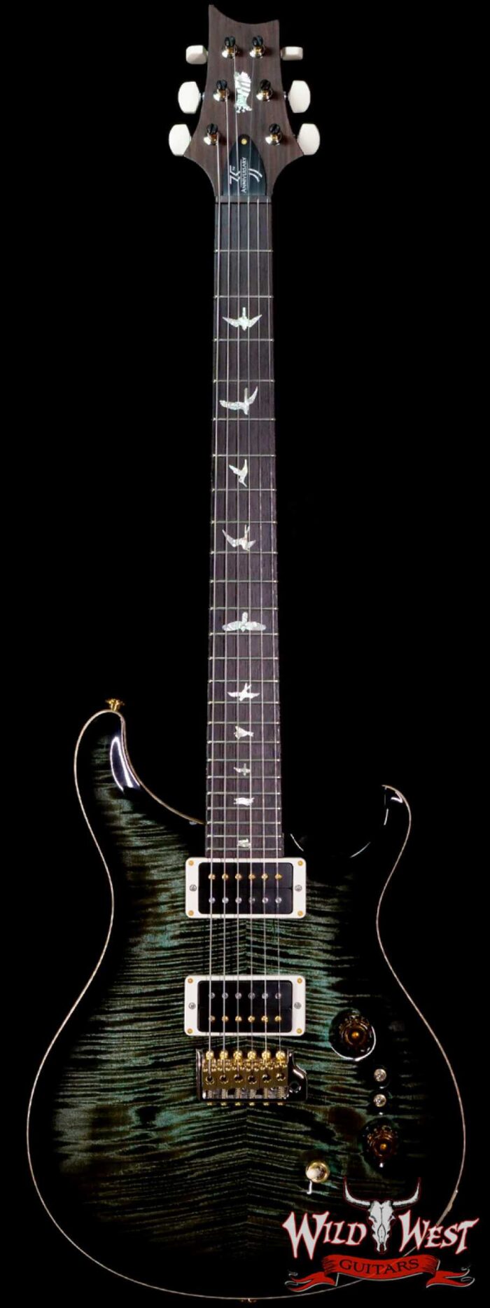Paul Reed Smith PRS 10 Top 35th Anniversary Custom 24 Mash Green Smokeburst - Image 1