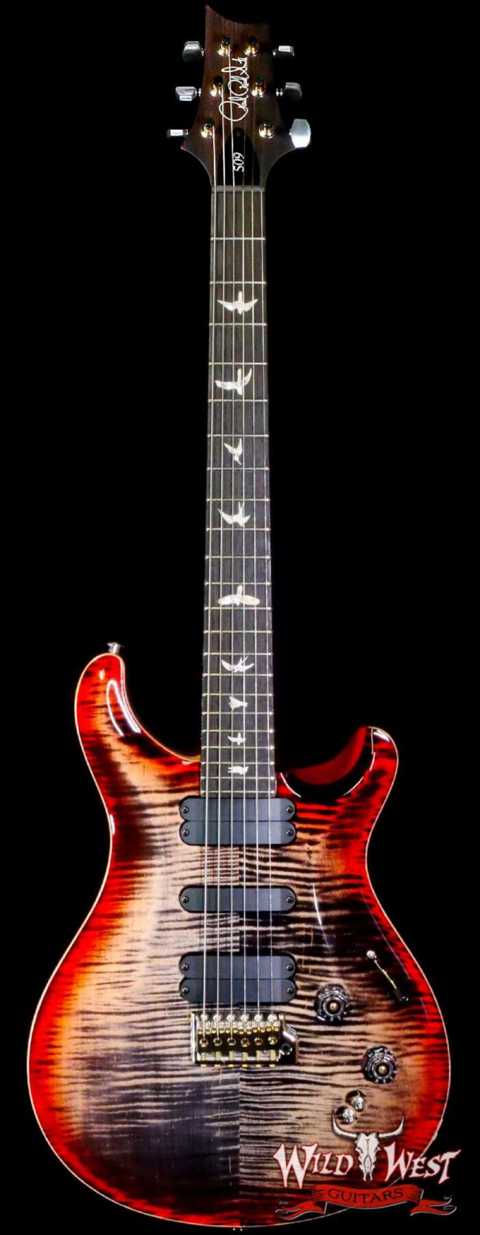 Paul Reed Smith PRS Core Series 509 HSH Rosewood Fingerboard Charcoal Cherry Burst 7.80 LBS - Image 1