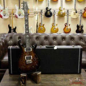 Paul Reed Smith PRS Core Model Flame Maple Top Custom 22 Ebony Fingerboard Black Gold Burst - Image 5