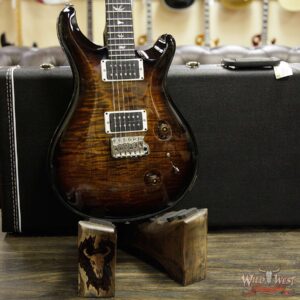 Paul Reed Smith PRS Core Model Flame Maple Top Custom 22 Ebony Fingerboard Black Gold Burst - Image 7