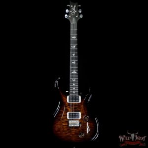 Paul Reed Smith PRS Core Model Flame Maple Top Custom 22 Ebony Fingerboard Black Gold Burst - Image 3