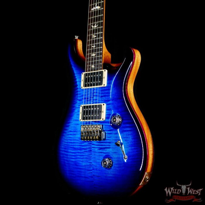 Paul Reed Smith PRS Core Series Custom 24 Rosewood Fingerboard Sapphire Smoke Burst Natural back - Image 2