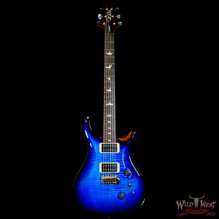 Paul Reed Smith PRS Core Series Custom 24 Rosewood Fingerboard Sapphire Smoke Burst Natural back - Image 3