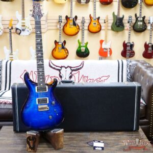 Paul Reed Smith PRS Core Series Custom 24 Rosewood Fingerboard Sapphire Smoke Burst Natural back - Image 6