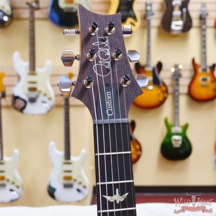 Paul Reed Smith PRS Core Series Custom 24 Rosewood Fingerboard Sapphire Smoke Burst Natural back - Image 7