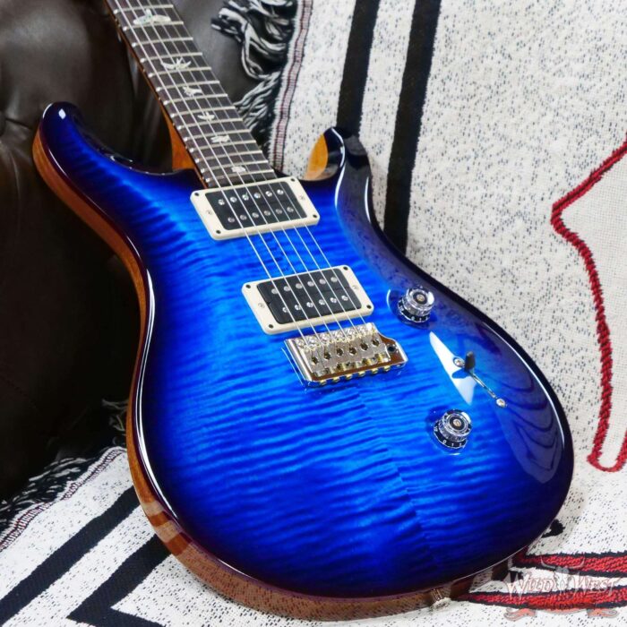 Paul Reed Smith PRS Core Series Custom 24 Rosewood Fingerboard Sapphire Smoke Burst Natural back - Image 8
