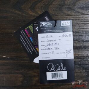 Paul Reed Smith PRS Core Series Custom 24 Rosewood Fingerboard Sapphire Smoke Burst Natural back - Image 12